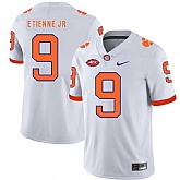 Clemson Tigers 9 Travis Etienne Jr. White Nike College Football Jersey Dzhi,baseball caps,new era cap wholesale,wholesale hats
